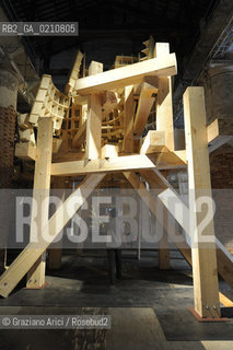 VENICE 11/09/08 - 11th INTERNATIONAL ARCHITECTURE EXIBITION OF BIENNALE : ARSENALE CORDERIE : FRANK O. GEHRY - UNGAPATHKET ©Graziano Arici/Rosebud2 BIENNALE ARCHITETTURA ARCHITETTO