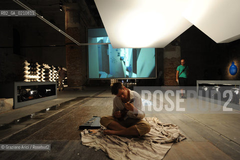 VENICE 11/09/08 - 11th INTERNATIONAL ARCHITECTURE EXIBITION OF BIENNALE : ARSENALE CORDERIE : DIGESTIBLE GULF STREAM BY PHILIPPE RAHM ©Graziano Arici/Rosebud2 BIENNALE ARCHITETTURA ARCHITETTO