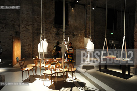 VENICE 11/09/08 - 11th INTERNATIONAL ARCHITECTURE EXIBITION OF BIENNALE : ARSENALE CORDERIE : S1NGLETOWN BY DROOG & KESSELSRAMER ©Graziano Arici/Rosebud2 BIENNALE ARCHITETTURA ARCHITETTO