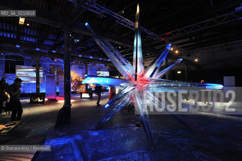 VENICE 11/09/08 - 11th INTERNATIONAL ARCHITECTURE EXIBITION OF BIENNALE : ARSENALE ARTIGLIERIE : SUPER STAR: A MOBILE CHINA TOWN BY MAD OFFICE ©Graziano Arici/Rosebud2 BIENNALE ARCHITETTURA ARCHITETTO