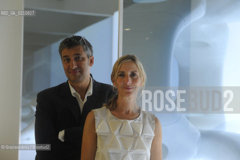 VENICE 11/09/08 - 11th INTERNATIONAL ARCHITECTURE EXIBITION OF BIENNALE : ASYMPTOTE ARCHTECTS : LISE ANNE COUTURE AND HANI RASHID ©Graziano Arici/Rosebud2 BIENNALE ARCHITETTURA ARCHITETTO