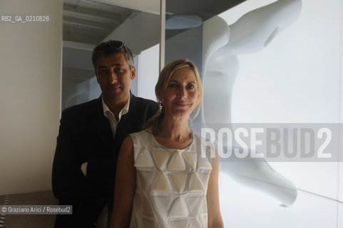 VENICE 11/09/08 - 11th INTERNATIONAL ARCHITECTURE EXIBITION OF BIENNALE : ASYMPTOTE ARCHTECTS : LISE ANNE COUTURE AND HANI RASHID ©Graziano Arici/Rosebud2 BIENNALE ARCHITETTURA ARCHITETTO