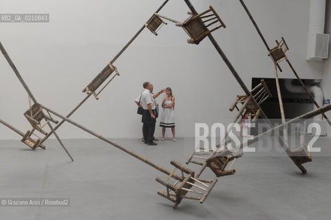 VENICE 11/09/08 - 11th INTERNATIONAL ARCHITECTURE EXIBITION OF BIENNALE - HERZOG & DE MEURON AND AI WEIWEI ©Graziano Arici/Rosebud2 BIENNALE ARCHITETTURA ARCHITETTO