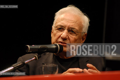 VENICE, 13.09.2008. 11th INTERNATIONAL ARCHITECTURE EXHIBITION BIENNALE.THE ARCHITECT FRANK GEHRY©MARTABUSO/ARICI/GRAZIANERI ARCHITETTURA