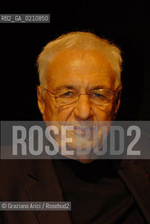 VENICE, 13.09.2008. 11th INTERNATIONAL ARCHITECTURE EXHIBITION BIENNALE.THE ARCHITECT FRANK GEHRY©MARTABUSO/ARICI/GRAZIANERI ARCHITETTURA