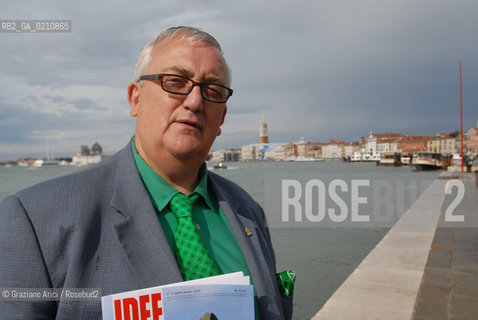 VENEZIA, 14-09-2008. FESTA DEI POPOLI PADANI ORGANIZZATA DA LEGA NORD. IL DEPUTATO EUROPEO LEGA NORD MARIO BORGHEZIO © MARTABUSO/ARICI/GRAZIANERI POLITICA  POLITICA