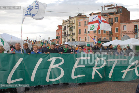 VENEZIA, 14-09-2008. FESTA DEI POPOLI PADANI ORGANIZZATA DA LEGA NORD. LUCA ZAIA, MINISTRO DELLAGRICOLTURA © MARTABUSO/ARICI/GRAZIANERI POLITICA  POLITICA