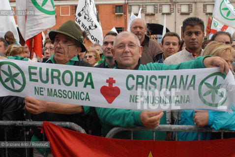 VENEZIA, 14-09-2008. FESTA DEI POPOLI PADANI ORGANIZZATA DA LEGA NORD © MARTABUSO/ARICI/GRAZIANERI POLITICA  POLITICA