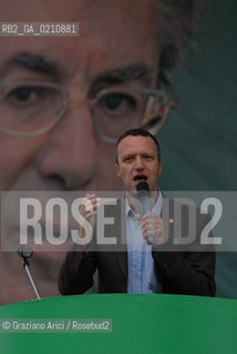 VENEZIA, 14-09-2008. FESTA DEI POPOLI PADANI ORGANIZZATA DA LEGA NORD. FLAVIO TOSI, SINDACO DI VERONA © MARTABUSO/ARICI/GRAZIANERI POLITICA  POLITICA