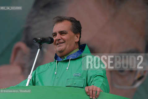 VENEZIA, 14-09-2008. FESTA DEI POPOLI PADANI ORGANIZZATA DA LEGA NORD. ROBERTO CALDEROLI, MINISTRO PER LA SEMPLIFICAZIONE NORMATIVA © MARTABUSO/ARICI/GRAZIANERI POLITICA  POLITICA