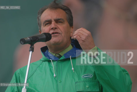 VENEZIA, 14-09-2008. FESTA DEI POPOLI PADANI ORGANIZZATA DA LEGA NORD. ROBERTO CALDEROLI, MINISTRO PER LA SEMPLIFICAZIONE NORMATIVA © MARTABUSO/ARICI/GRAZIANERI POLITICA  POLITICA