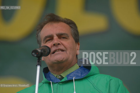 VENEZIA, 14-09-2008. FESTA DEI POPOLI PADANI ORGANIZZATA DA LEGA NORD. ROBERTO CALDEROLI, MINISTRO PER LA SEMPLIFICAZIONE NORMATIVA © MARTABUSO/ARICI/GRAZIANERI POLITICA  POLITICA