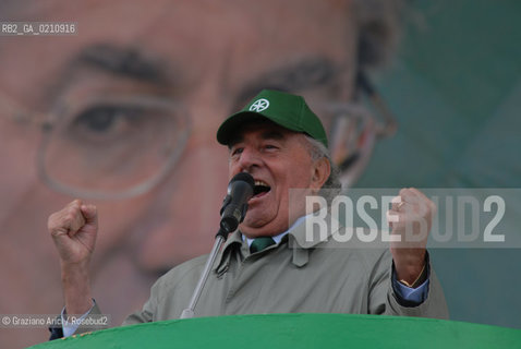 VENEZIA, 14-09-2008. FESTA DEI POPOLI PADANI ORGANIZZATA DA LEGA NORD. GIANCARLO GENTILINI © MARTABUSO/ARICI/GRAZIANERI POLITICA  POLITICA