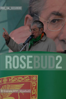 VENEZIA, 14-09-2008. FESTA DEI POPOLI PADANI ORGANIZZATA DA LEGA NORD. IL LEADER DELLA LEGA NORD UMBERTO BOSSI © MARTABUSO/ARICI/GRAZIANERI POLITICA  POLITICA