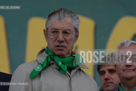 VENEZIA, 14-09-2008. FESTA DEI POPOLI PADANI ORGANIZZATA DA LEGA NORD. IL LEADER DELLA LEGA NORD UMBERTO BOSSI © MARTABUSO/ARICI/GRAZIANERI POLITICA  POLITICA