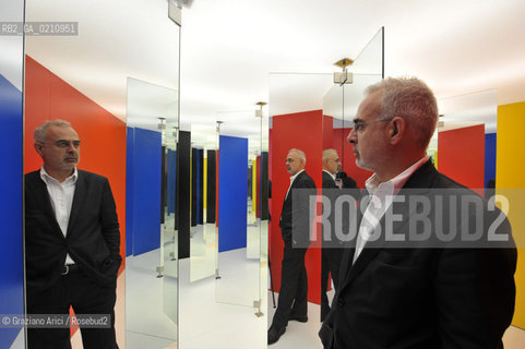 VENICE 16/09/08 - THE CRITIC FRANCESCO BONAMI IN PALAZZO GRASSI IN THE EXPOSITION ITALICS ©Graziano Arici/Rosebud2