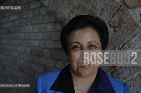 VENICE 26/09/08 THE IRANIAN LAWYER SHIRIN EBADI, NOBEL PRIZE FOR THE PEACE © MARTA BUSO/ARICI/GRAZIANERI PREMIO NOBE AVVOCATO