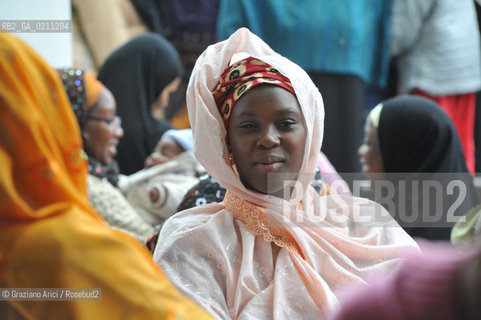 VENICE 30 SEPTEMBER 2008 THE HOLIDAY FOR THE END OF RAMADAM IN VILLORBA BASKET STADIUM OF BENETTON - PALAVERDE  ©Graziano Arici/Rosebud2 ISLAM MUSSULMANI EXTRACOMUNITARI RELIGIONE