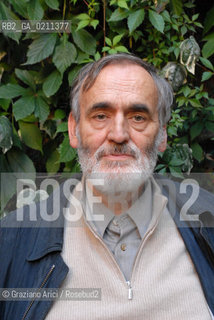 VENICE, 04.10.2008. 52th VENICE INTERNATIONAL FESTIVAL OF CONTEMPORARY MUSIC. BIENNALE MUSIC 2008. THE GERMAN COMPOSER HELMUT LACHENMANN, GOLDEN LION FOR THE LIFETIME ACHIEVEMENT ©MARTABUSO/ARICI/GRAZIANERI MUSICA COMPOSITORE