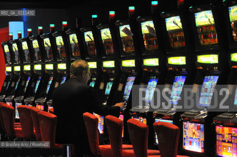 VENEZIA 16 OTTOBRE 2008 - SLOT MACHINES AL CASINO DI VENEZIA A CA NOGHERA ©Graziano Arici/Rosebud2 GIOCO