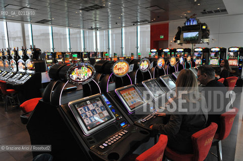 VENEZIA 16 OTTOBRE 2008 - SLOT MACHINES AL CASINO DI VENEZIA A CA NOGHERA ©Graziano Arici/Rosebud2 GIOCO