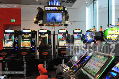 VENEZIA 16 OTTOBRE 2008 - SLOT MACHINES AL CASINO DI VENEZIA A CA NOGHERA ©Graziano Arici/Rosebud2 GIOCO