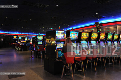 VENEZIA 16 OTTOBRE 2008 - SLOT MACHINES AL CASINO DI VENEZIA A CA NOGHERA ©Graziano Arici/Rosebud2 GIOCO