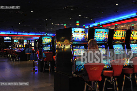VENEZIA 16 OTTOBRE 2008 - SLOT MACHINES AL CASINO DI VENEZIA A CA NOGHERA ©Graziano Arici/Rosebud2 GIOCO
