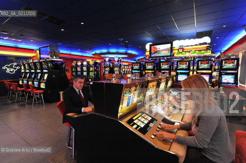 VENEZIA 16 OTTOBRE 2008 - SLOT MACHINES AL CASINO DI VENEZIA A CA NOGHERA ©Graziano Arici/Rosebud2 GIOCO