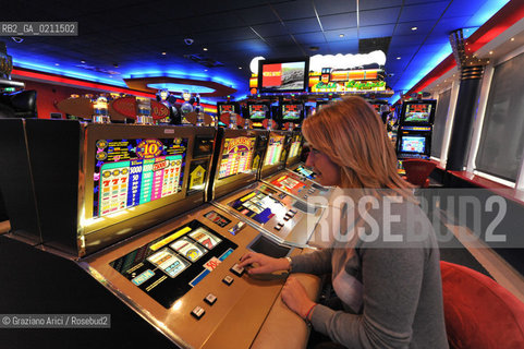 VENEZIA 16 OTTOBRE 2008 - SLOT MACHINES AL CASINO DI VENEZIA A CA NOGHERA ©Graziano Arici/Rosebud2 GIOCO