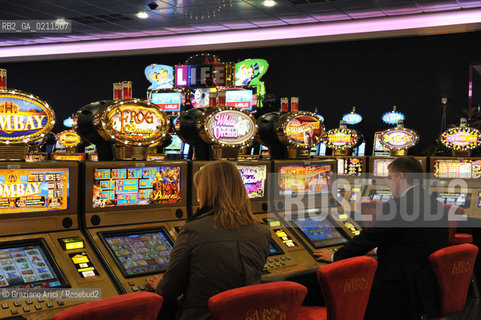 VENEZIA 16 OTTOBRE 2008 - SLOT MACHINES AL CASINO DI VENEZIA A CA NOGHERA ©Graziano Arici/Rosebud2 GIOCO