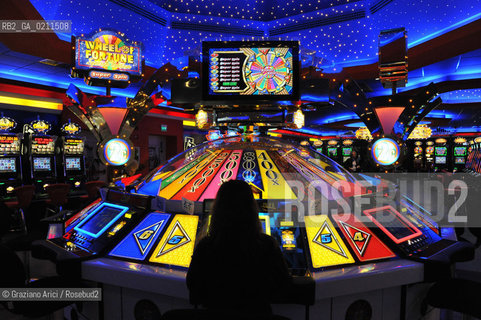VENEZIA 16 OTTOBRE 2008 - SLOT MACHINES AL CASINO DI VENEZIA A CA NOGHERA ©Graziano Arici/Rosebud2 GIOCO