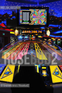 VENEZIA 16 OTTOBRE 2008 - SLOT MACHINES AL CASINO DI VENEZIA A CA NOGHERA ©Graziano Arici/Rosebud2 GIOCO