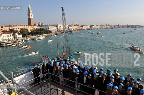 VENEZIA, 24.10.2008. LAVORI DI RESTAURO E RISTRUTTURAZIONE DI PUNTA DELLA DOGANA ©Graziano Arici/Rosebud2 DOTTOR GROUP TADAO ANDO FRANCOIS PINAULT