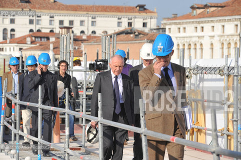 VENEZIA, 24.10.2008. LAVORI DI RESTAURO E RISTRUTTURAZIONE DI PUNTA DELLA DOGANA ©Graziano Arici/Rosebud2 DOTTOR GROUP TADAO ANDO FRANCOIS PINAULT