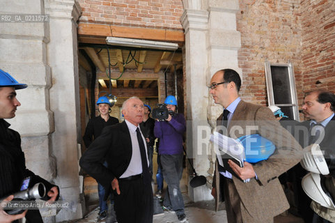 VENEZIA, 24.10.2008. LAVORI DI RESTAURO E RISTRUTTURAZIONE DI PUNTA DELLA DOGANA ©Graziano Arici/Rosebud2 DOTTOR GROUP TADAO ANDO FRANCOIS PINAULT