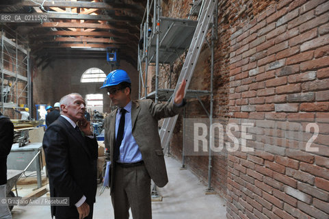 VENEZIA, 24.10.2008. LAVORI DI RESTAURO E RISTRUTTURAZIONE DI PUNTA DELLA DOGANA ©Graziano Arici/Rosebud2 DOTTOR GROUP TADAO ANDO FRANCOIS PINAULT