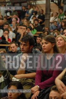 VENICE, 05.11.2008. THE JOURNALIST MARCO TRAVAGLIO AT CA FOSCARI UNIVERSITY © MARTABUSO/ARICI/GRAZIANERI GIORNALISMO STUDENTI UNIVERSITA