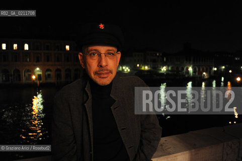 VENICE,27.11.2008. THE POET AND WRITER LELLO VOCE © MARTABUSO/ARICI/GRAZIANERI LETTERATURA POESIA