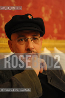 VENICE,27.11.2008. THE POET AND WRITER LELLO VOCE © MARTABUSO/ARICI/GRAZIANERI LETTERATURA POESIA