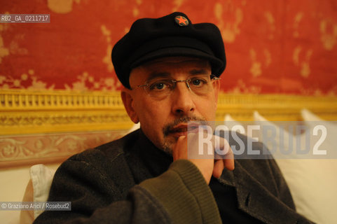 VENICE,27.11.2008. THE POET AND WRITER LELLO VOCE © MARTABUSO/ARICI/GRAZIANERI LETTERATURA POESIA