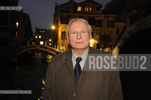 VENICE, 06.12.2008. THE GERMAN POLITICIAN OSKAR LAFONTAINE, LEADER OF THE DIE LINKE GERMAN PARTY© MARTABUSO/ARICI/GRAZIANERI POLITICA PARTITO SEGRETARIO