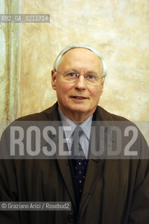 VENICE, 06.12.2008. THE GERMAN POLITICIAN OSKAR LAFONTAINE, LEADER OF THE DIE LINKE GERMAN PARTY© MARTABUSO/ARICI/GRAZIANERI POLITICA PARTITO SEGRETARIO