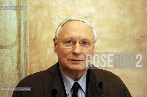 VENICE, 06.12.2008. THE GERMAN POLITICIAN OSKAR LAFONTAINE, LEADER OF THE DIE LINKE GERMAN PARTY© MARTABUSO/ARICI/GRAZIANERI POLITICA PARTITO SEGRETARIO