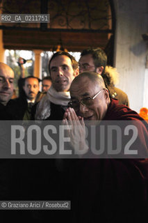 VENICE,10.02.2009. OFFICIAL VISIT OF THE DALAI LAMA, TENZIN GYATSO IN VENICE © MARTABUSO/ARICI/GRAZIANERI POLITICA RELIGIONE