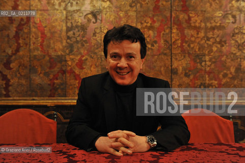 THE POP SINGER ENZO GHINAZZI ALIAS PUPO ©Graziano Arici/Rosebud2 MUSICA POP