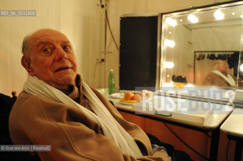 VENICE, 14.02.2009. THE NOBEL PRIZE IN LITERATURE DARIO FO © MARTABUSO/ARICI/GRAZIANERI LETTERATURA TEATRO
