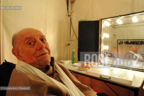 VENICE, 14.02.2009. THE NOBEL PRIZE IN LITERATURE DARIO FO © MARTABUSO/ARICI/GRAZIANERI LETTERATURA TEATRO