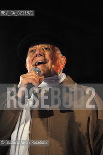 VENICE, 14.02.2009. THE NOBEL PRIZE IN LITERATURE DARIO FO © MARTABUSO/ARICI/GRAZIANERI LETTERATURA TEATRO