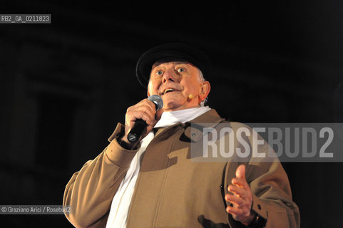 VENICE, 14.02.2009. THE NOBEL PRIZE IN LITERATURE DARIO FO © MARTABUSO/ARICI/GRAZIANERI LETTERATURA TEATRO